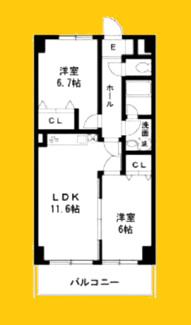 【間取り】 | パークビュー仲町台