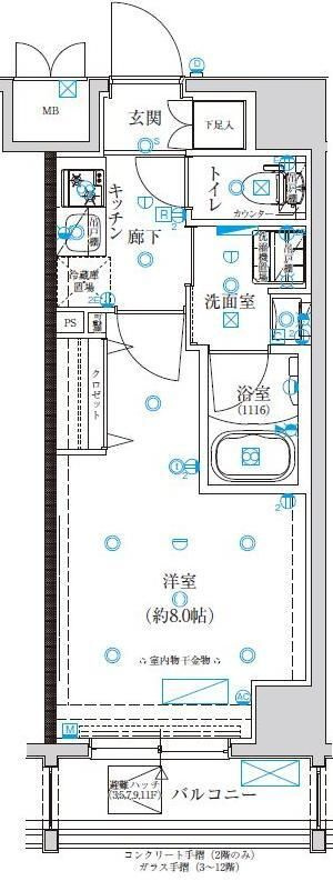 クレイシア板橋蓮沼の間取り|間取りです。