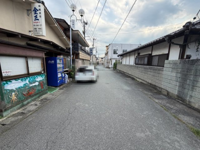【前面道路含む現地写真】 | 甲州市塩山上於曽　5ＬＤＫ　バルコニー付