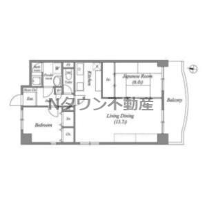 【間取り】 | グランシャリオ名駅南 | 間取りです。