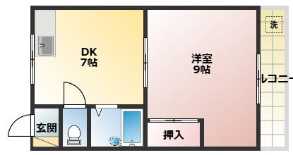 第１カトレアハイツ寝屋川の間取り