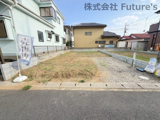 八潮市大字大瀬　新築戸建　全2棟　1号棟の外観|現地の写真になります。