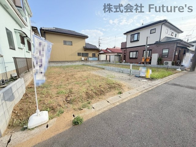 八潮市大字大瀬　新築戸建　全2棟　1号棟の外観|現地の写真になります。