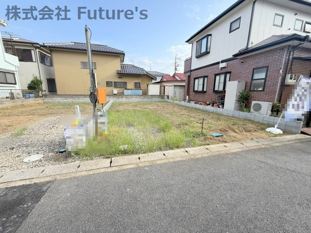 八潮市大字大瀬　新築戸建　全2棟　1号棟の外観|現地の写真になります。