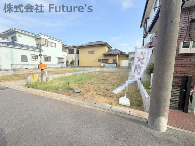 八潮市大字大瀬　新築戸建　全2棟　1号棟の外観|現地の写真になります。