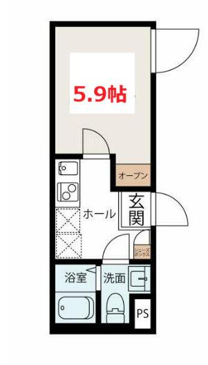 【間取り】 | クォーク川崎 | 間取り