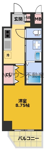 【間取り】 | セントフィオーレ新栄 | 間取りです