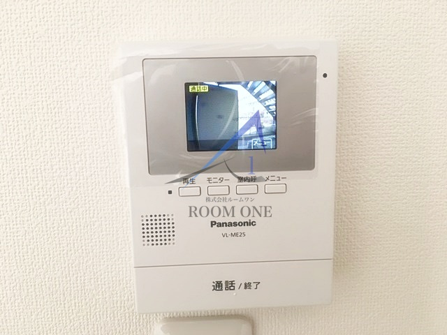 オータムバレー江北 のセキュリティ|モニター付きインターホンです。