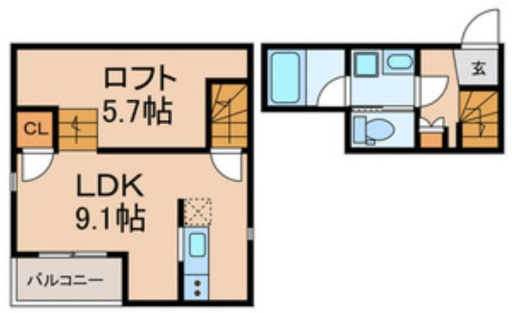 仲介手数料50％半額キャンペーン物件の間取り