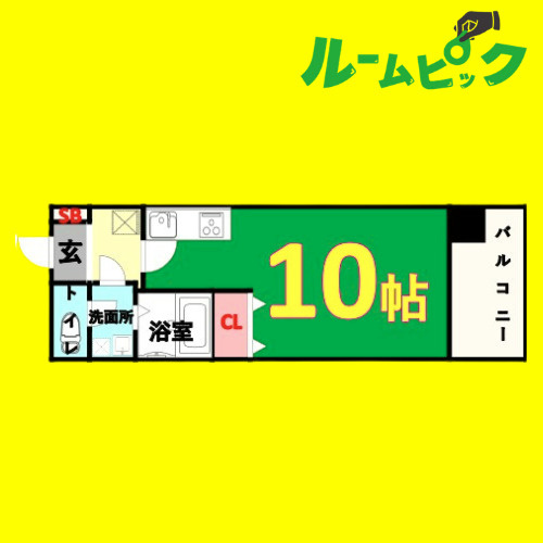 KDXレジデンス神宮前　名古屋市賃貸　仲介手数料無料の間取り