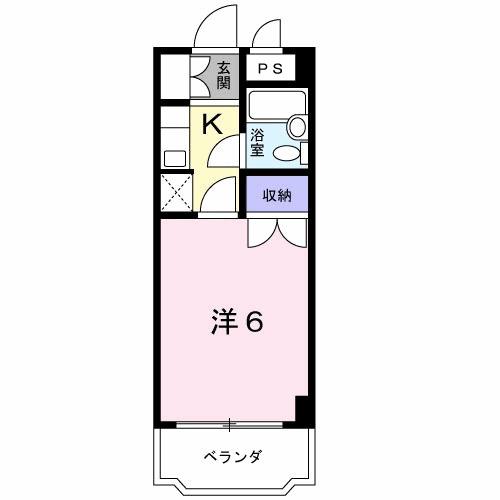 お部屋の間取り図です。