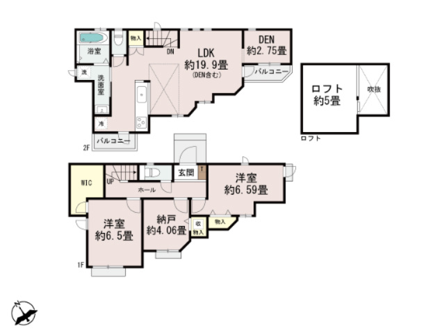 【間取り】 | 【仲介手数料２１０万円～２４０万円が無料！】■価格６，４９０万円～７，３９０万円■４ＬＤＫ | Ｆ号棟
諸費用２１０万～２４０万円ＯＦＦ決算キャンペーン！
家計応援サービスの限界に挑戦中！
■８棟が販売中
■４ＬＤＫ
■６，４９０万円～７，３９０万円
■住宅性能評価６項目で最高評価
■ＺＥＨ水準