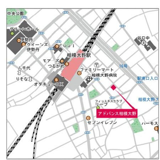 【地図】 | アドバンス相模大野