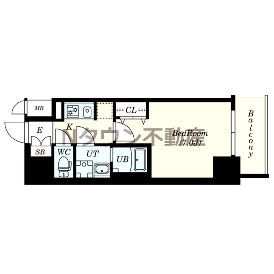 【間取り】 | S-RESIDENCE鶴舞駅前 | 間取りです