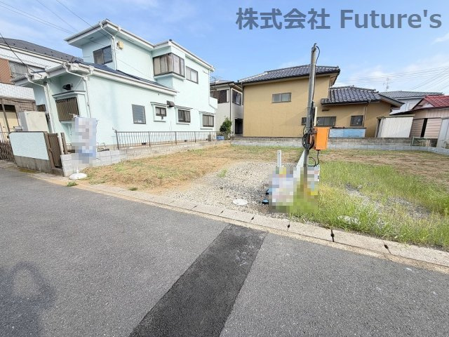 八潮市大字大瀬　新築戸建　全2棟　2号棟の外観|現地の写真になります。
