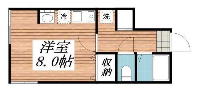 サニーヴィラ代田橋の間取り|間取りです。