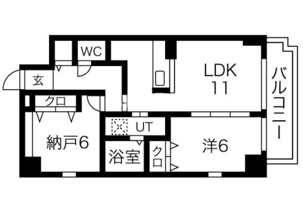 スローハスコートの間取り