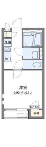 クレイノ加山荘の間取り|代表的な間取のため実際の間取とは異なる場合があります
