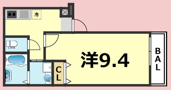 【間取り】 | フジパレス立花駅南1番館