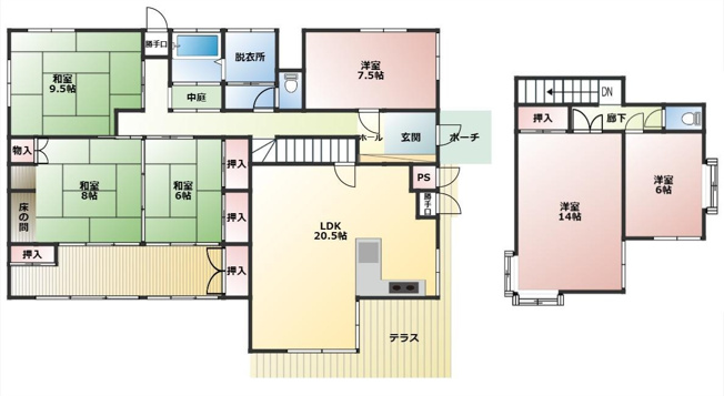 【間取り】 | 荒尾市川登