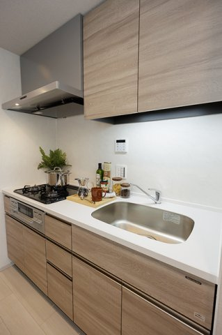 スカイグランデ津田沼のキッチン|※写真は同タイプ住戸です。
