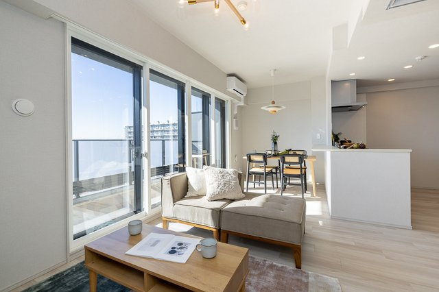 スカイグランデ津田沼の居間・リビング|※写真は同タイプ住戸です。