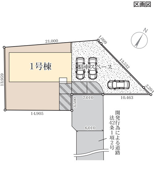 リーブルガーデン鹿嶋市宮津台第１２の区画図