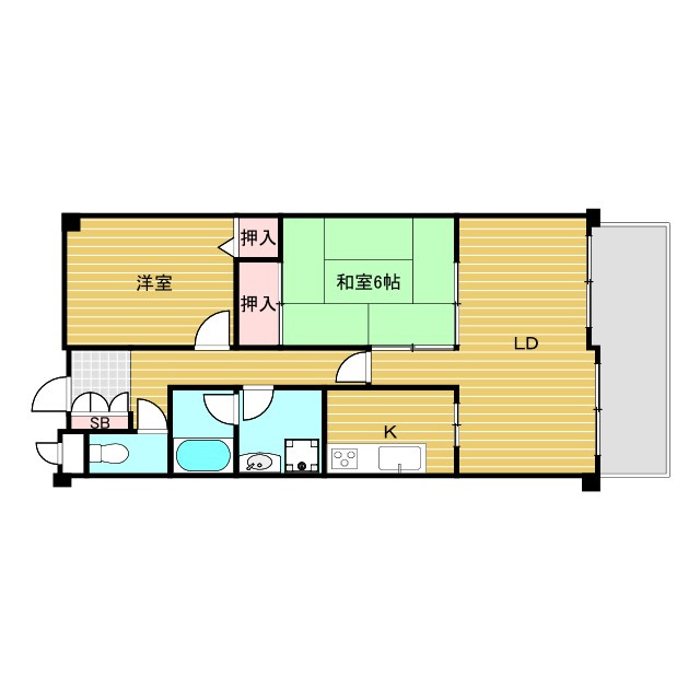 ガーデンヒルズの間取り