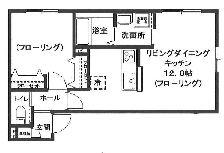 ルミエール小竹町  の間取り|間取りです。