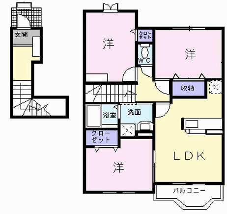 グラディートⅠの間取り