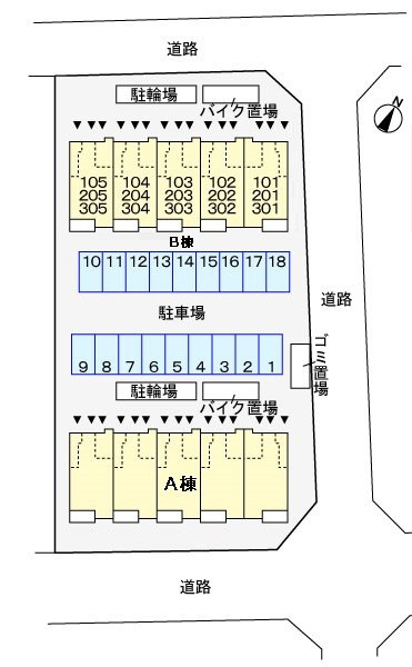 敷地の配置図です！