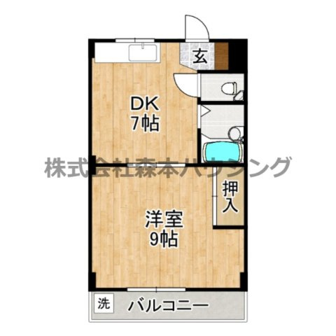 【間取り】 | 　第1カトレアハイツ寝屋川