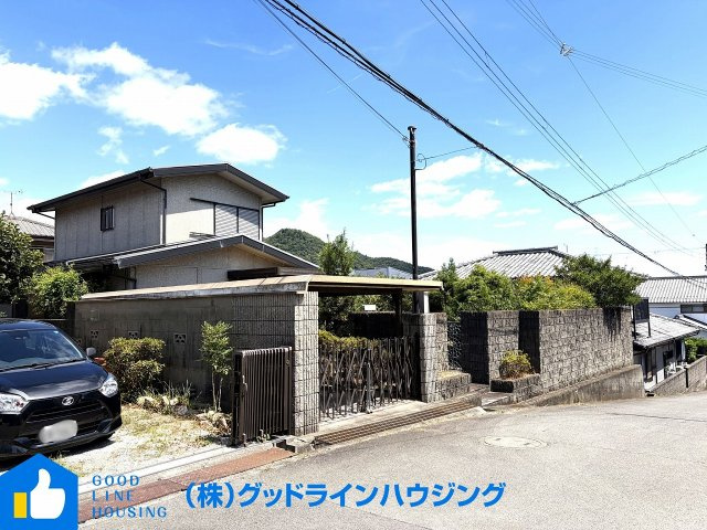 野村町戸建の外観|前面道路6M