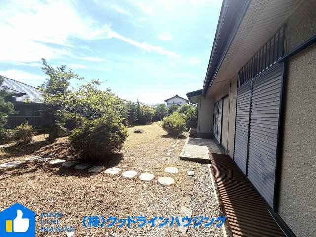 野村町戸建の庭|家庭菜園も可能です