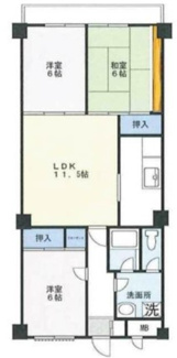 【間取り】 | ライオンズマンション　ロワイヤル北小金 | 間取りです。