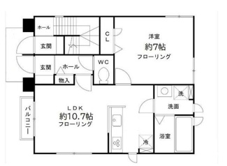 【間取り】 | ブルーアイリス | 間取りです。