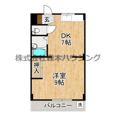 【間取り】 | 　第1カトレアハイツ寝屋川