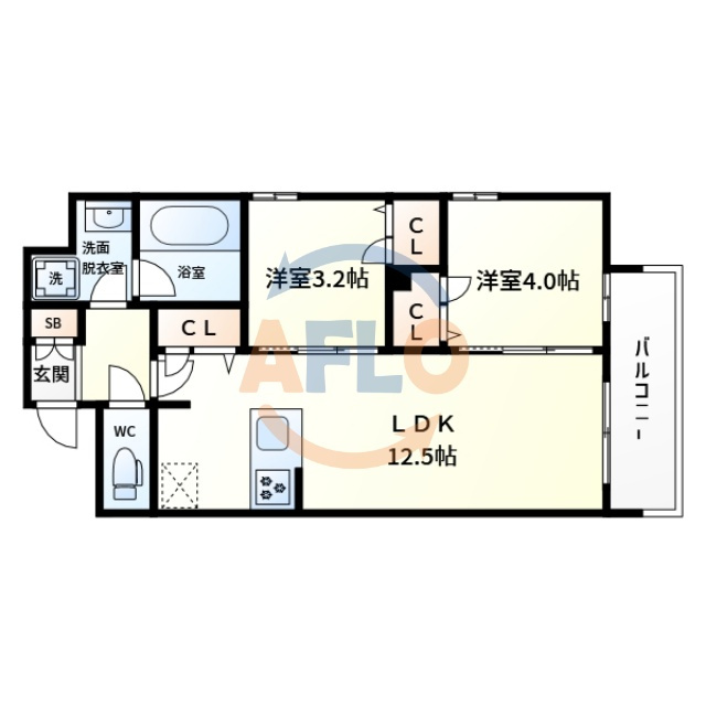ルフォンプログレ南森町　堀川小学校区の間取り|ルフォンプログレ南森町　間取り