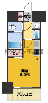 【間取り】 | S-RESIDENCE金山flap(フラップ) | 間取りです。