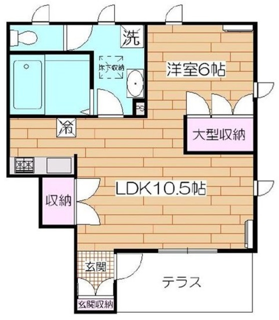Ｔ＆Ｋとねりの間取り|間取りです。