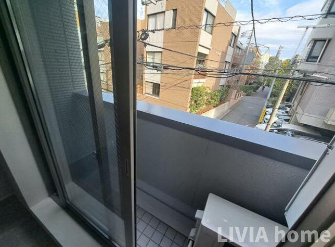 渋谷区恵比寿南３丁目の賃貸マンションのバルコニー