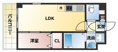 【間取り】 | テラ北田辺