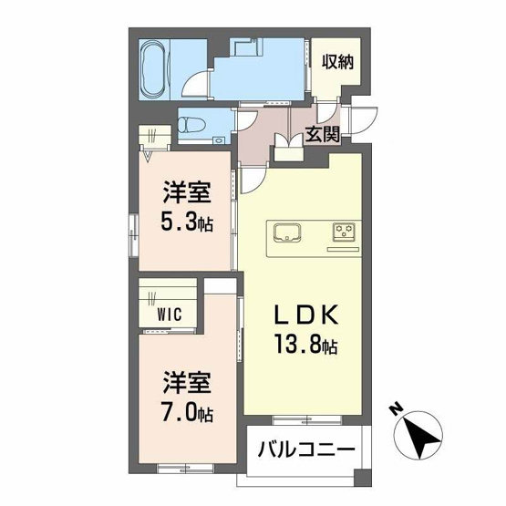 【間取り】 | コンフォート Ｈ２０２６ | コンフォート Ｈ２０２６ A0101号-13