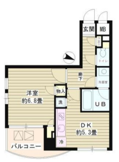【間取り】 | シュロスK・Y北品川