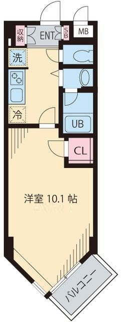 ビイルーム⾃由が丘の間取り|間取りです。