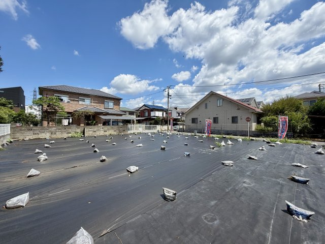 府中市西原町2丁目　土地30坪×整形地　建築条件なし　全3区画