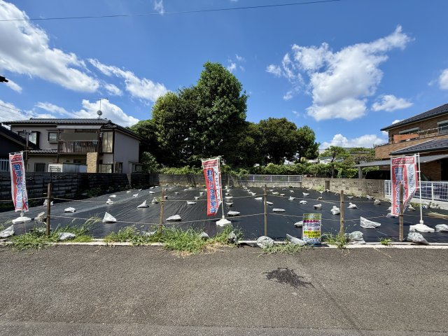 府中市西原町2丁目　土地30坪×整形地　建築条件なし　全3区画の外観
