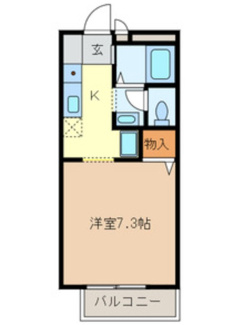 【間取り】 | ビーライン本町 | 間取りです。