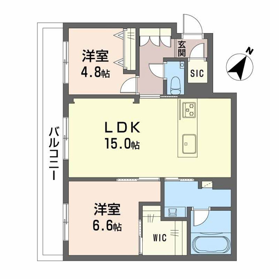 【間取り】 | シャーメゾン高宮通り | シャーメゾン高宮通り A0202号-15