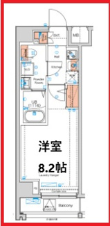 【間取り】 | ジェノヴィア南千住Ⅷ